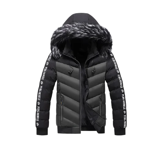Winter Men Long Outwear Coat Mens Winter Jacket Cotton Padded Puffer Jacket Fashion Outdoor Coat Warm Fur Collar 2021