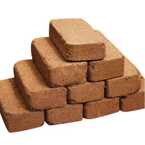 100% Organic 650g coco coir briquette bricks Compressed Coco Coir Peat Brick pith for Best Harvesting