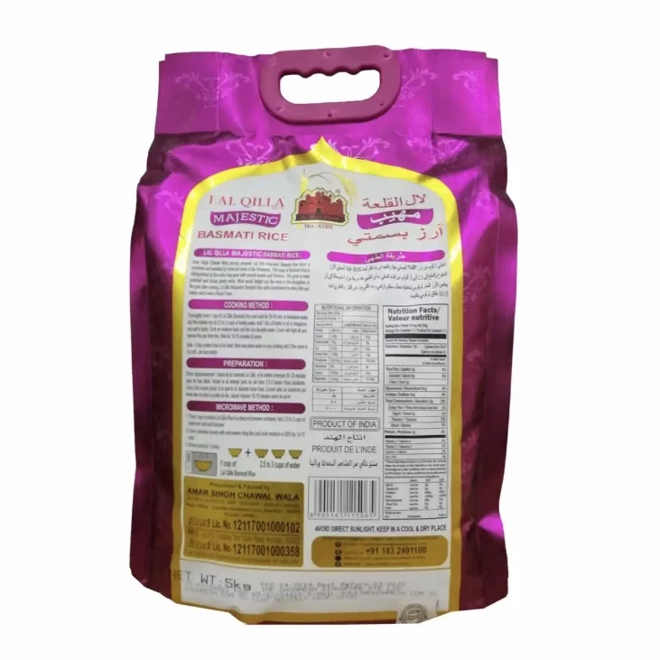 Максимальный срок годности-24 месяца, органический сверхдлинный зернистый рис LAL QILLA, маджестический рис басмати, 5 кг, Сделано в Индии