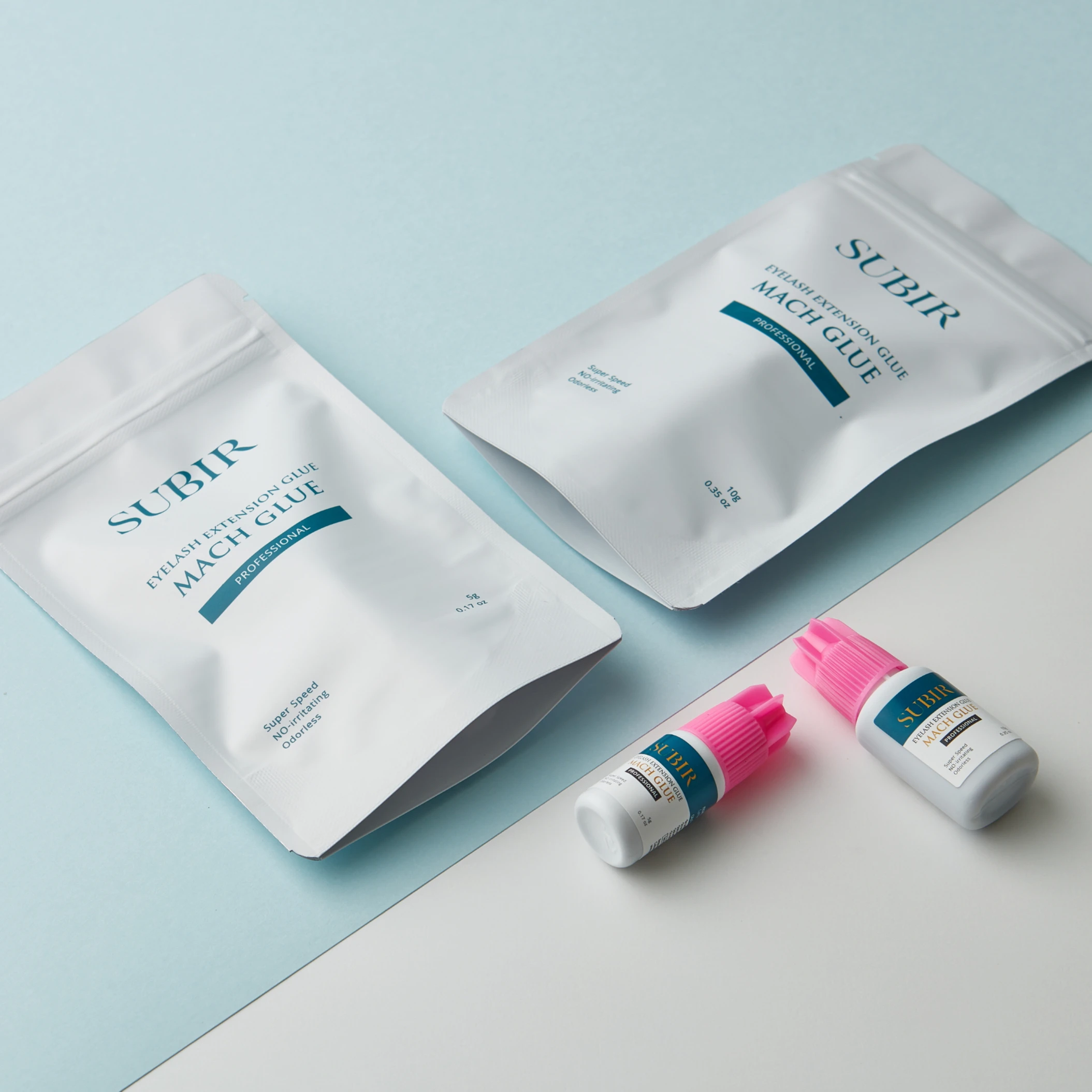 Korean Super Fast Dry Eyelash Extension Glue High Viscosity Latex Free 0.5-1 Second Speed 6+ Week Durability Water Proof 10ml