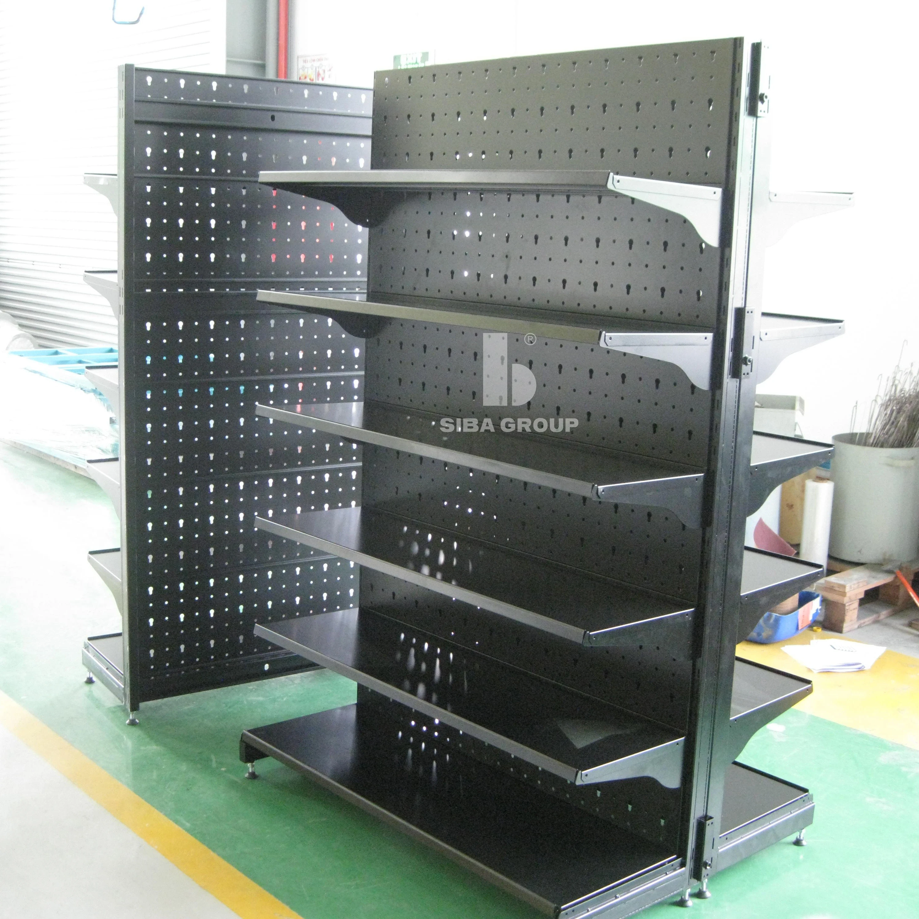 Hot Selling Double Side Retail Store Shelving Supermarket Shelf SIBA Rack
