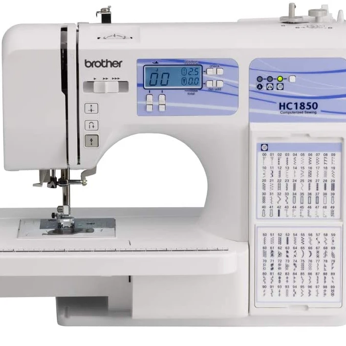 Best Original New HC1850 Sewing and Quilting Machine, 185 Built-in Stitches, LCD Display, 8 Included Feet