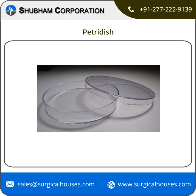 Excellent Optical Properties Huge Demand Hot Selling Transparent Polystyrene Petridish