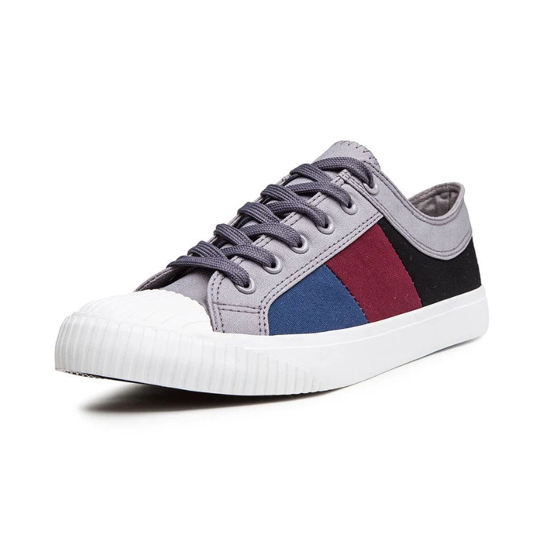 2021 New Spring Low Top Splice Casual Canvas Shoes Men