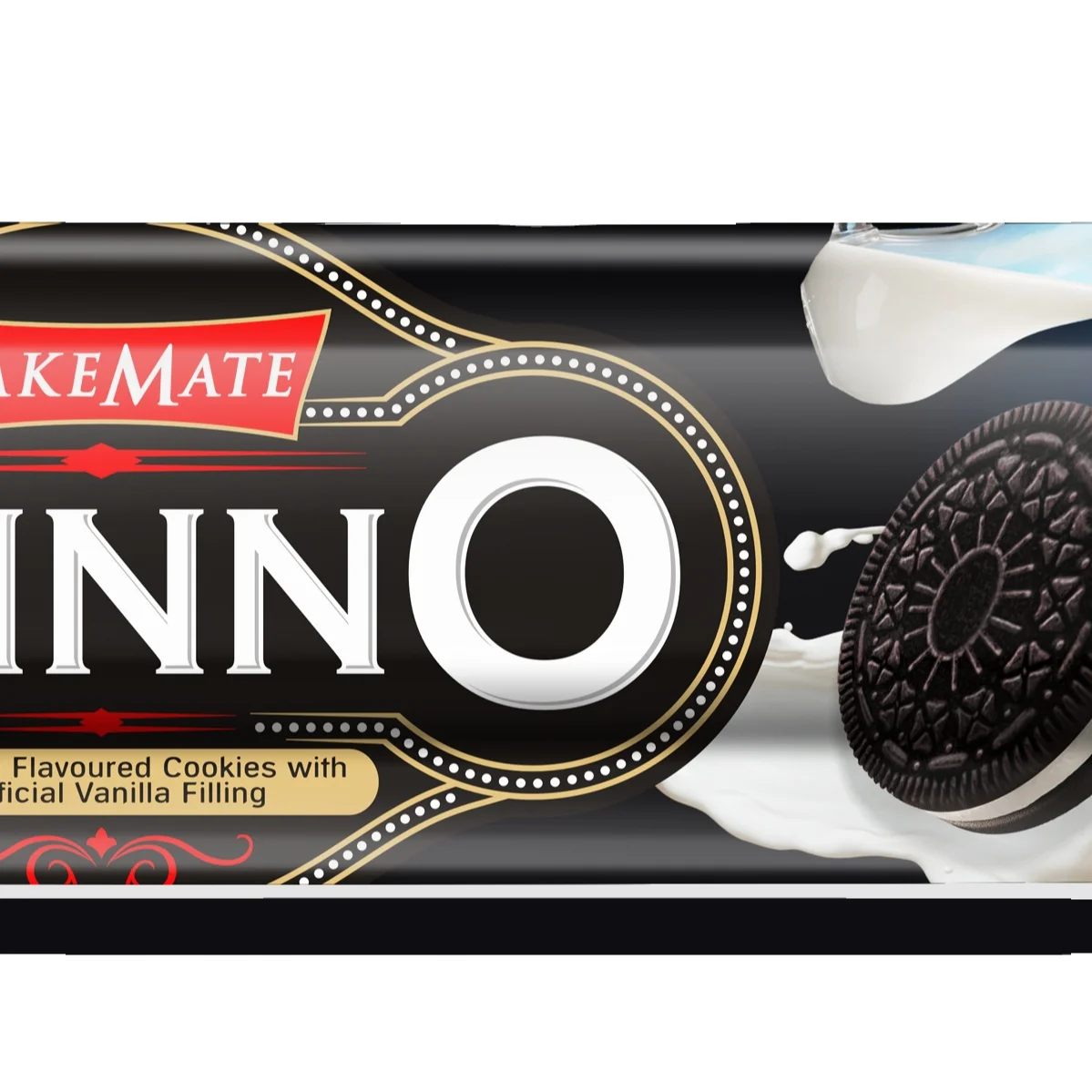 Healthy Vanilla Flavored Sandwich cream Biscuit Arinno vanilla cream biscuits 120g at whole sale price