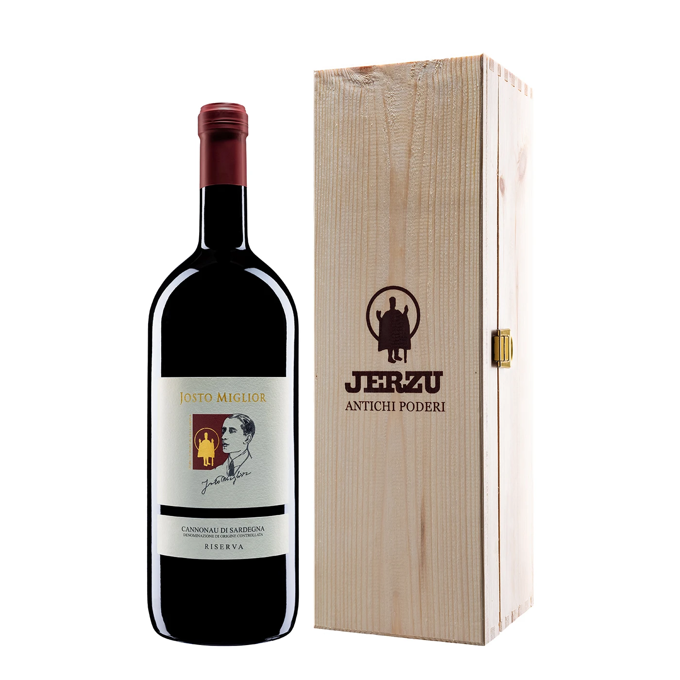 Высококачественное итальянское вино Cannonau Di Sardegna Doc сухое красное резервная бутылка 150 CL