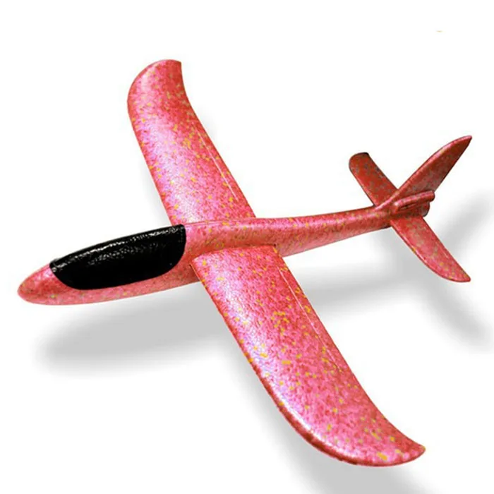 3D EPP Foam Plane Model Undergrade Kids Flying Toy Slingshot Plane 2 Flight Modes Throwing Foam Airplanes with Slingshot Launch