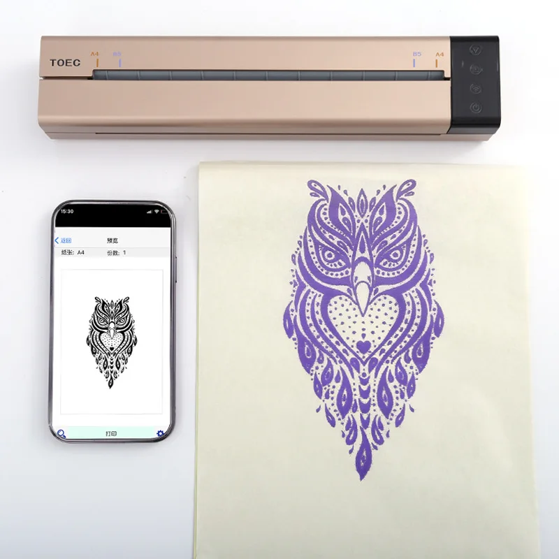 2021 New Arive high Quality hot sale Professional Tattoo Thermal Copier Transfer printer machine mini portable thermal machine