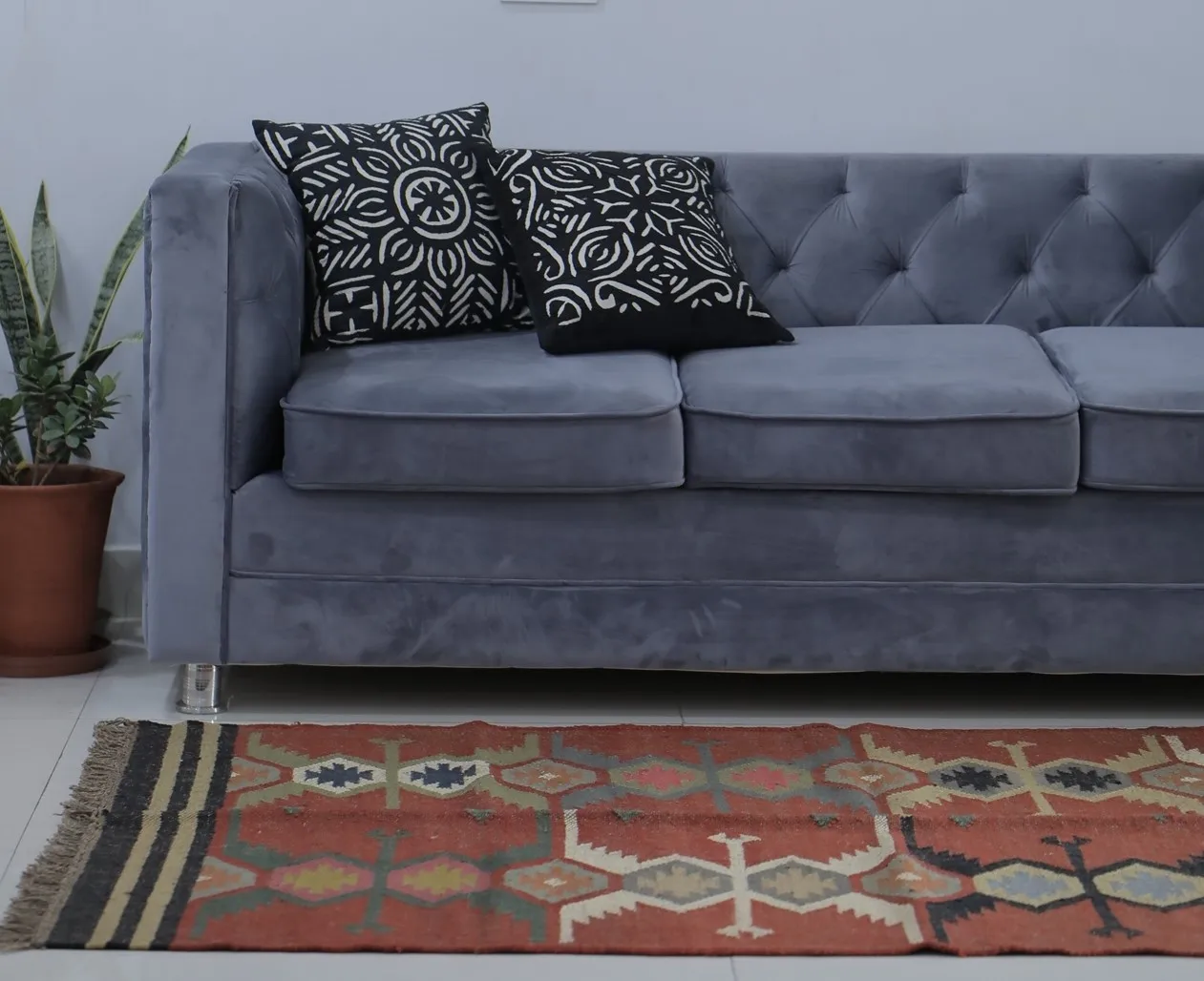 Деревенская дорожка для прихожей индийский ковер Kilim джутовый шерстяной коврик пола ручной работы 4x6 футов Kelim коврики