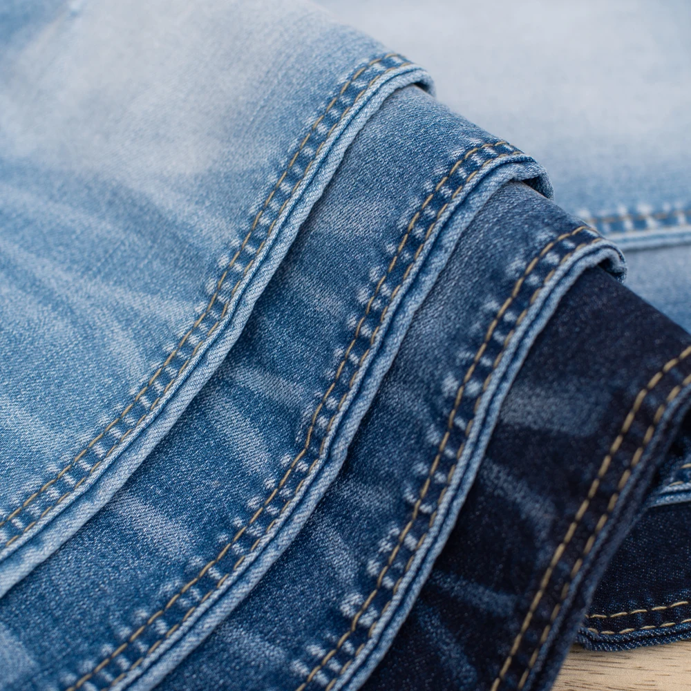  Джинсы из джинсовой ткани всех типов со склада партия ткань итальянский джинсовый материал высокое качество оптовая продажа (из Вьетнама)