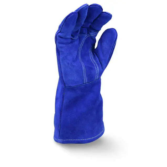 Swelder Econonmy Leather Gloves En 407 Thick Welding Gloves Fire Resistant Welding Gloves
