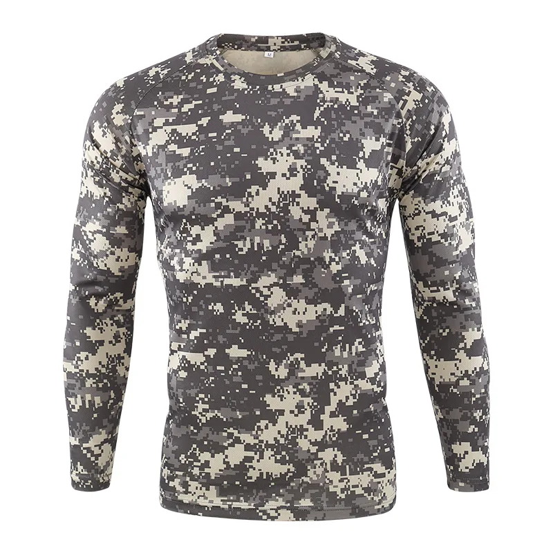 OEM Hunting Full Selvees Shirt Hunting Apparel for Men Ideal Protective Long Sleeve Hunting Clothes Four Seasons Camo Shirts