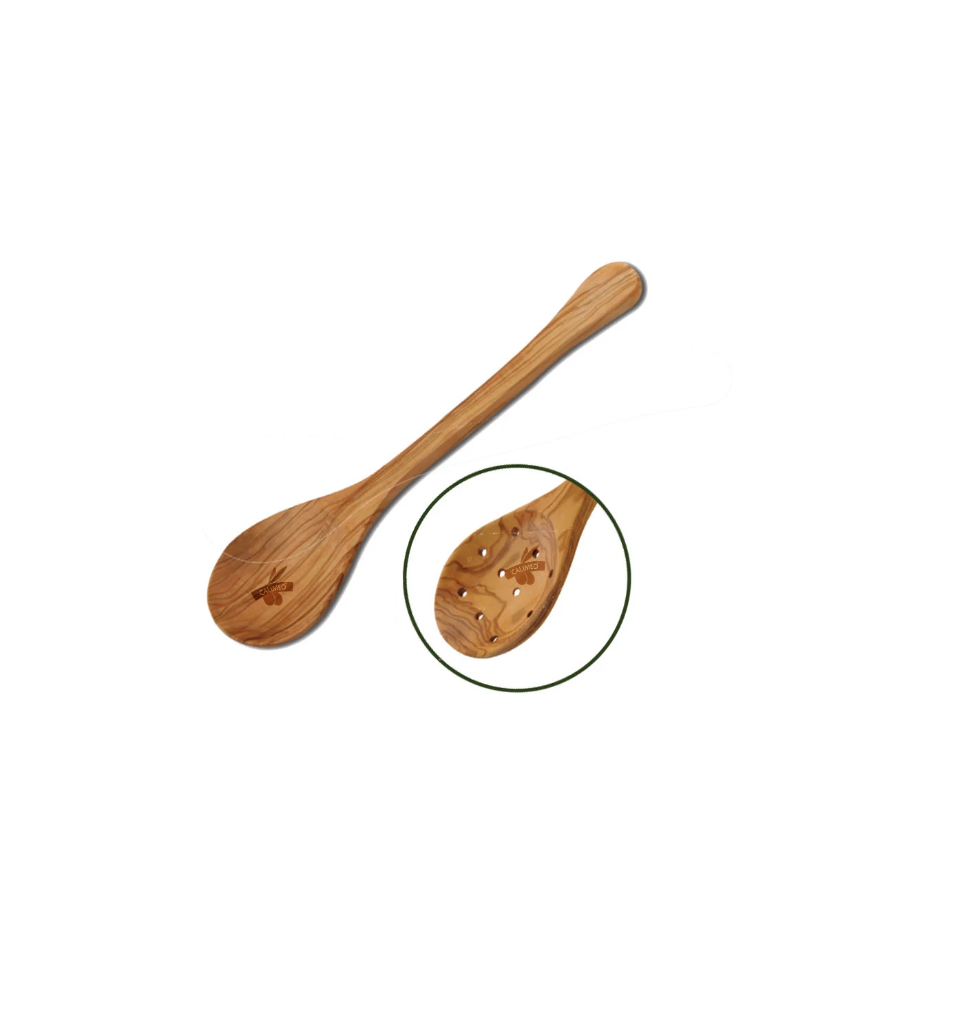 Large Spoon without Holes Olive Wood Handmade Spoon Mediterranean Spoon Kitchen Use Home accessories.