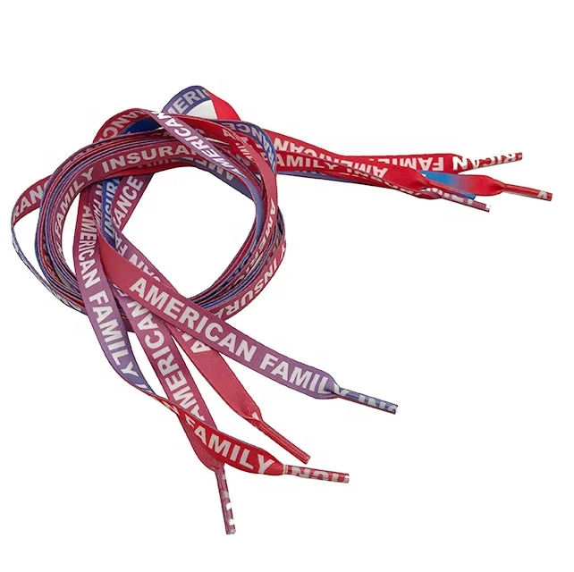 Рекламные шнурки с сублимационной печатью, индивидуальный логотип, разные стили шнурков для подростков