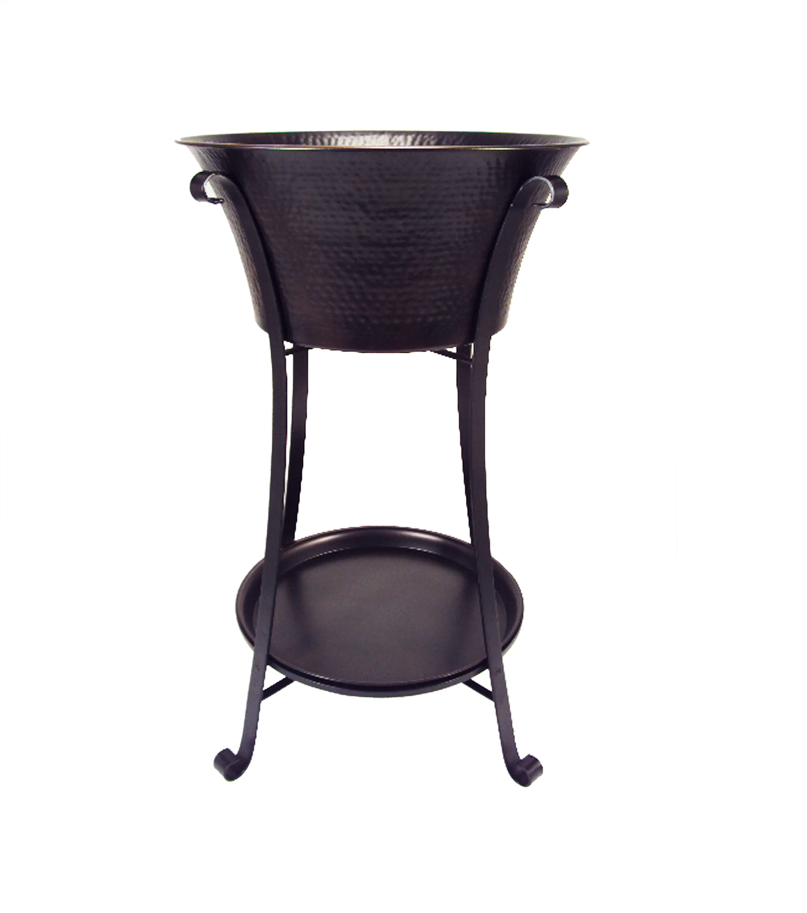 Steel Beverage Tubs Large Ice Bucket Drink Buckets with stand for Parties