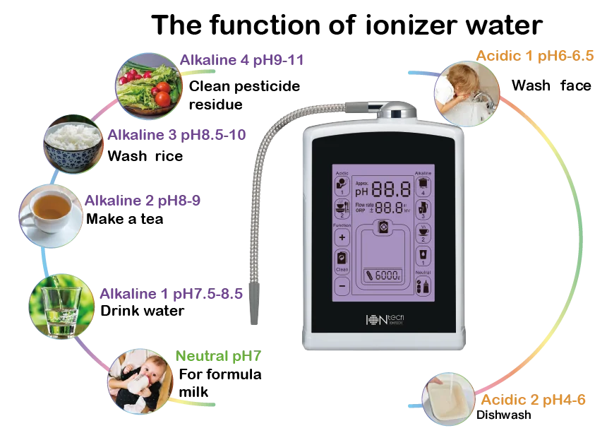 water ionizer inside filter