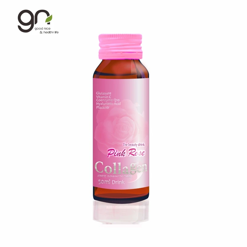 
pink rose grutathione collagen use Japanese hydrolyzed marine collagen for beauty care 