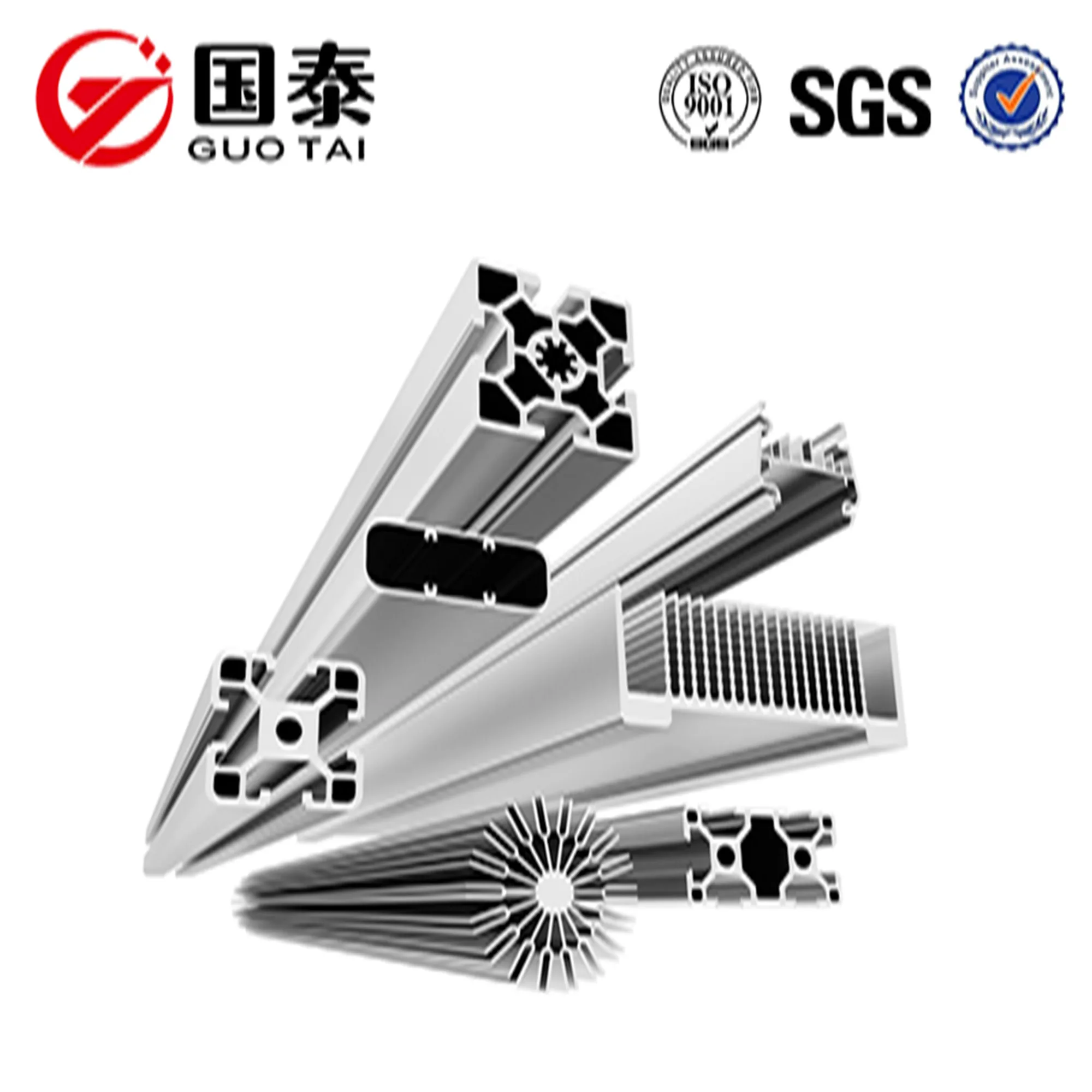 2020 3030 4040 4080 T Slot Aluminium Extrusion Profiles V Slot 20x40 for rail