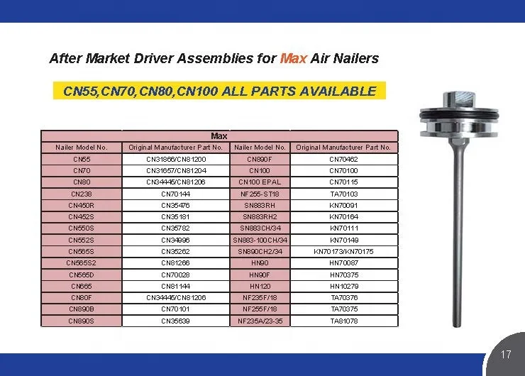 Aftermarket Driver Assembly CN81266 for MAX CN565S2