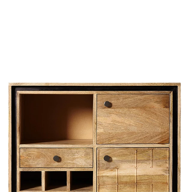  Лучший дизайн шкаф Cara из тика или красного дерева домашняя мебель