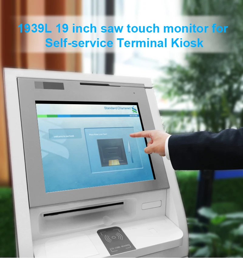 Super HOT of ELO 1739L 1939L SAW Touch Screen Monitor Energy Saving Self-Service Terminal Compact Kiosk Touch Screen Display