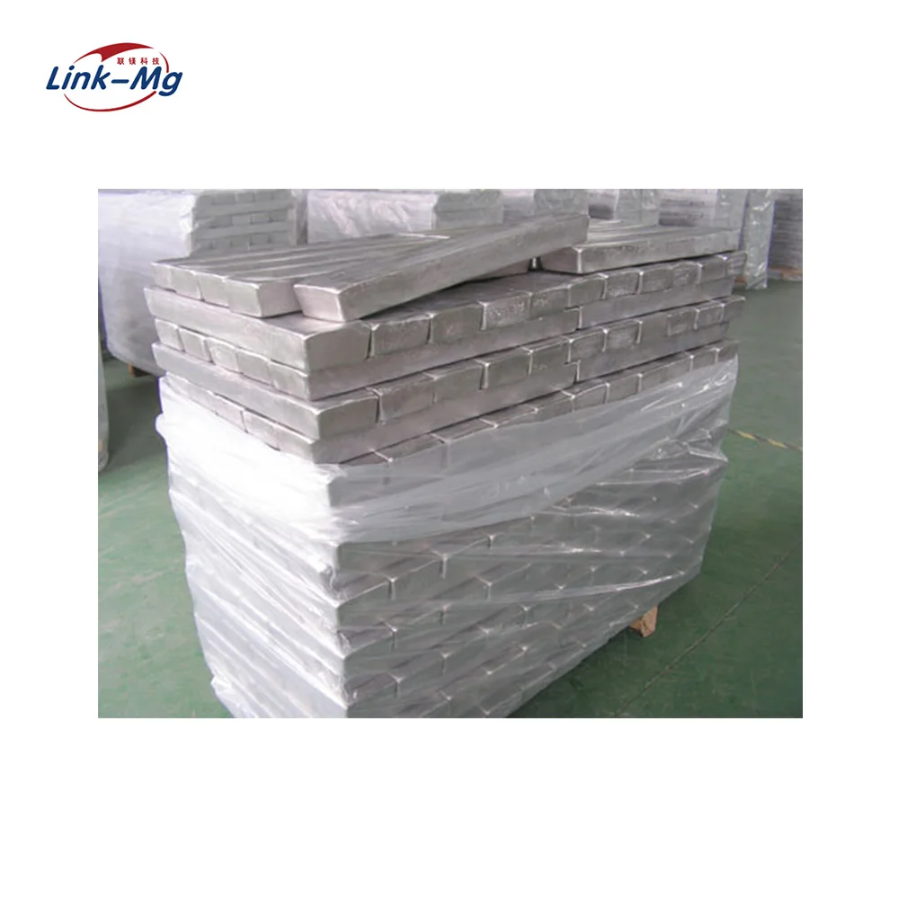 
 Металлический слиток из чистого магниевого сплава  