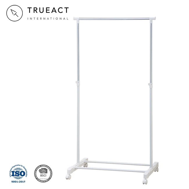 Metal extendable clothes hanger cloth clothes drying rack clothing garment rack