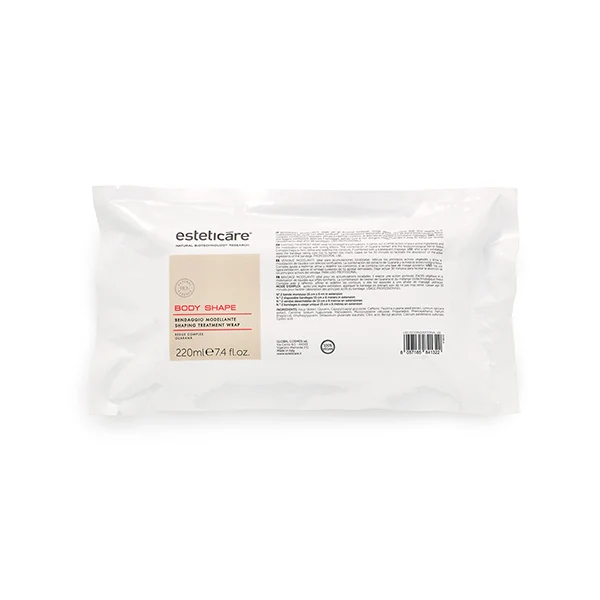 Shaping Treatment Wrap 2pack duo bandage natural made in Italy private label organic Private Label anti-bloat slimming cotton