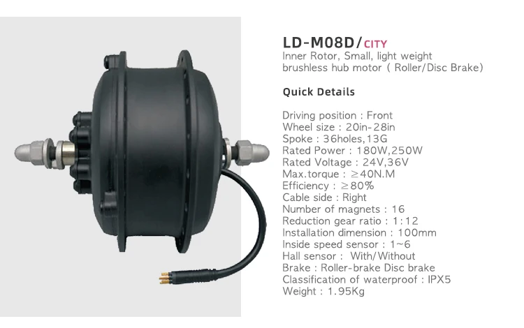 Bike Motor Electric Bicycle Motor MTB City Road Front Rear Brushless Fat Bike Hub Motor Available 250 350 500 750 1000W 36 48V