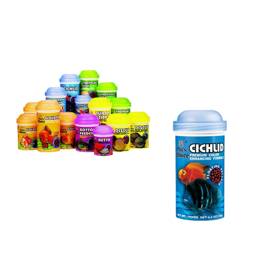 Плавучая пеллетка для рыбной пищи Cichlid F004