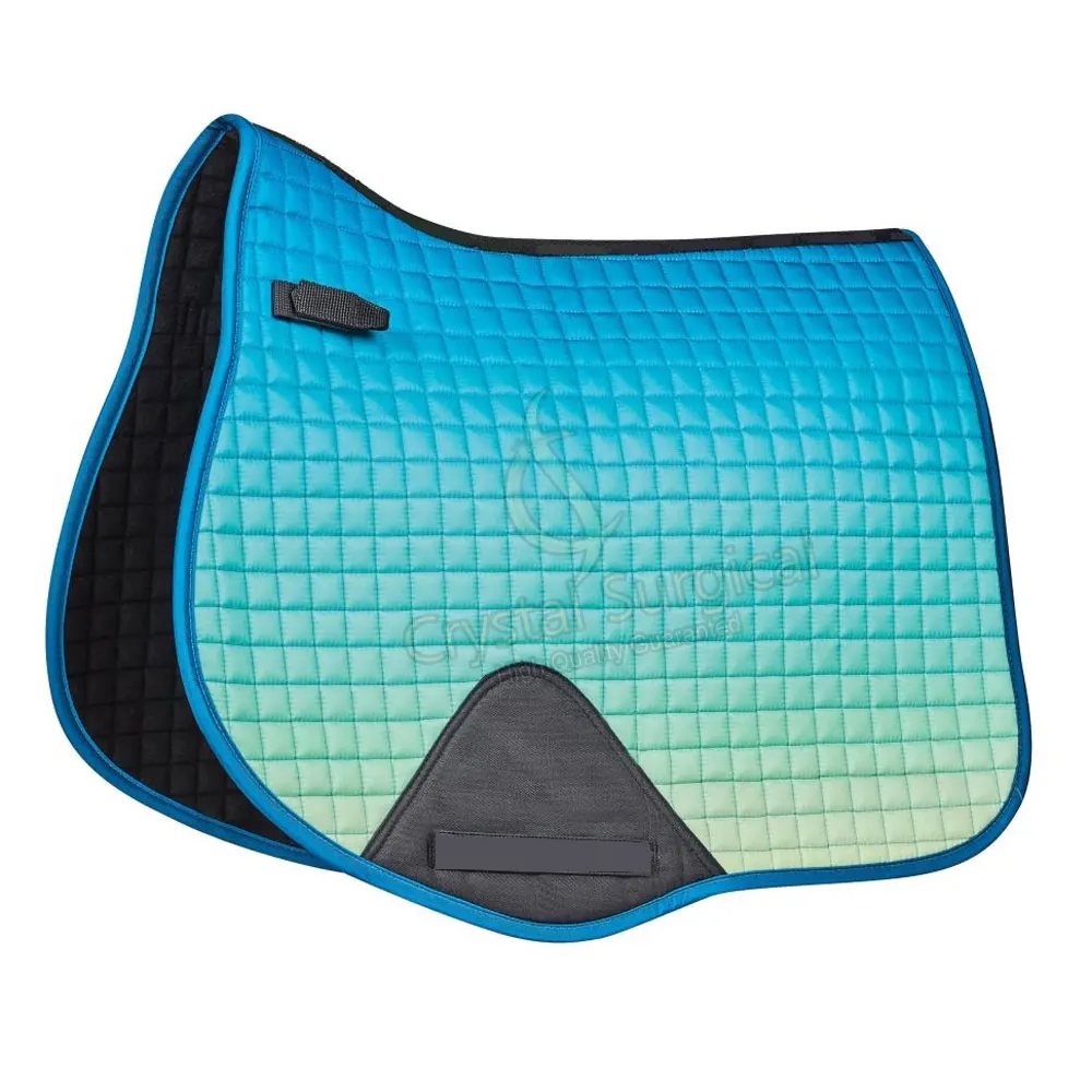 Разумные цены седельные прокладки для лошадей седельная прокладка из полиэстерной ткани с блестящими удобными седельными прокладками