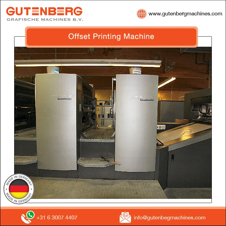 World Wide Supply of Top Quality Multi-Color Automatic Used Offset Printing Machine