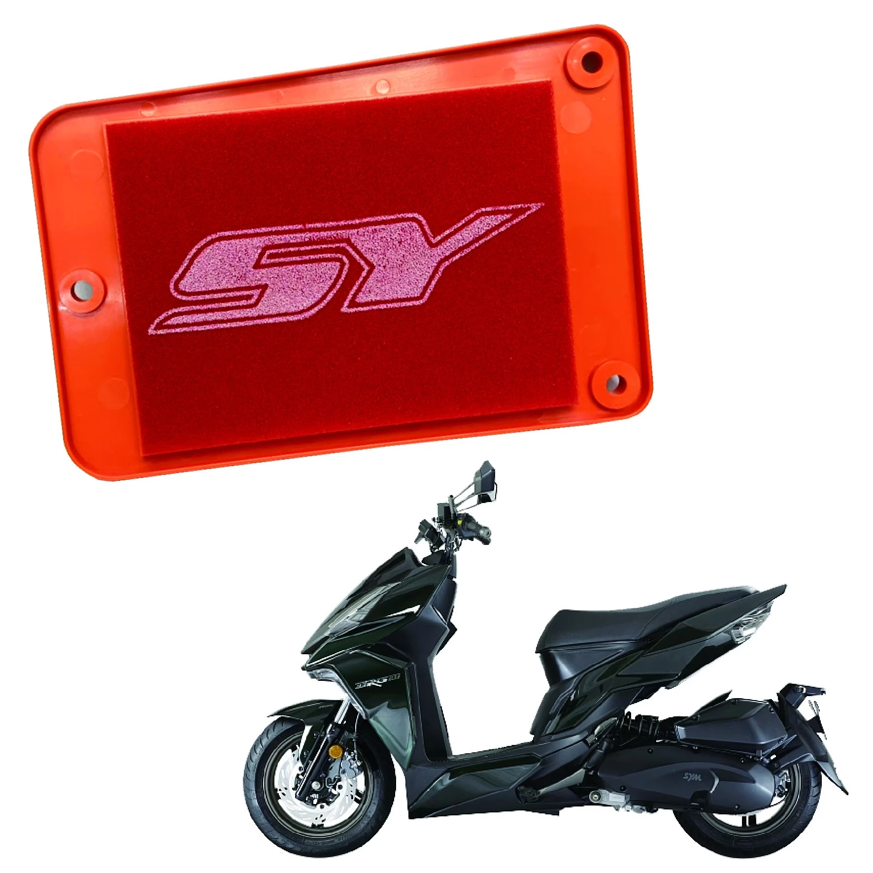 
SYM DRG-158 JET-SL JET-SR motorcycle sponge filter high flow air filter filter element for moto 