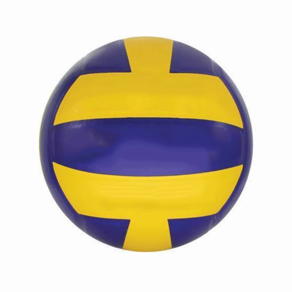 Custom Made Volleyballs Balls Yellow & Blue Color Padded Layered Balls With OEM Service