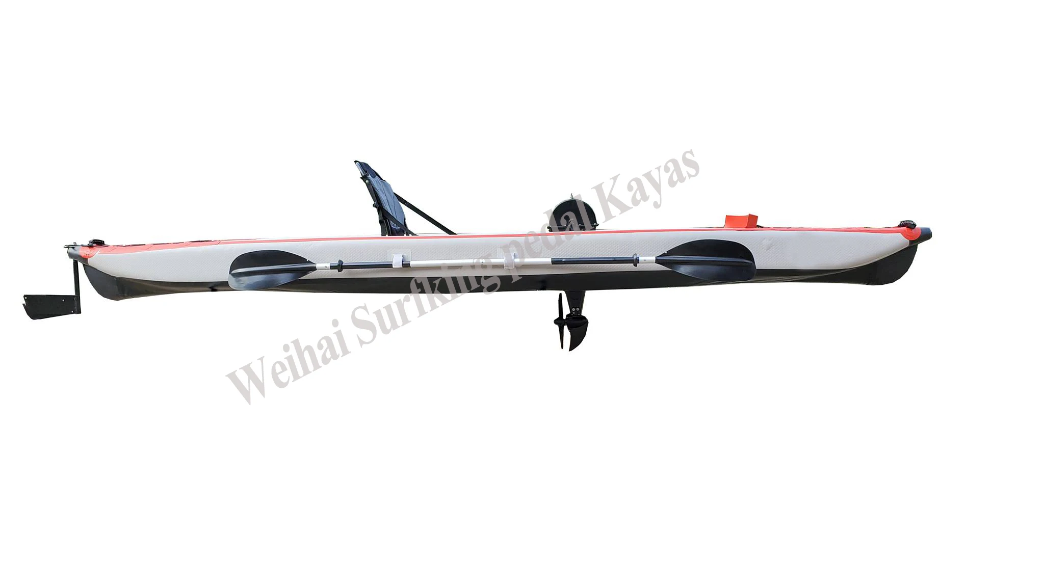 Ножная педаль для рыбалки надувной каяк 420x95x28
