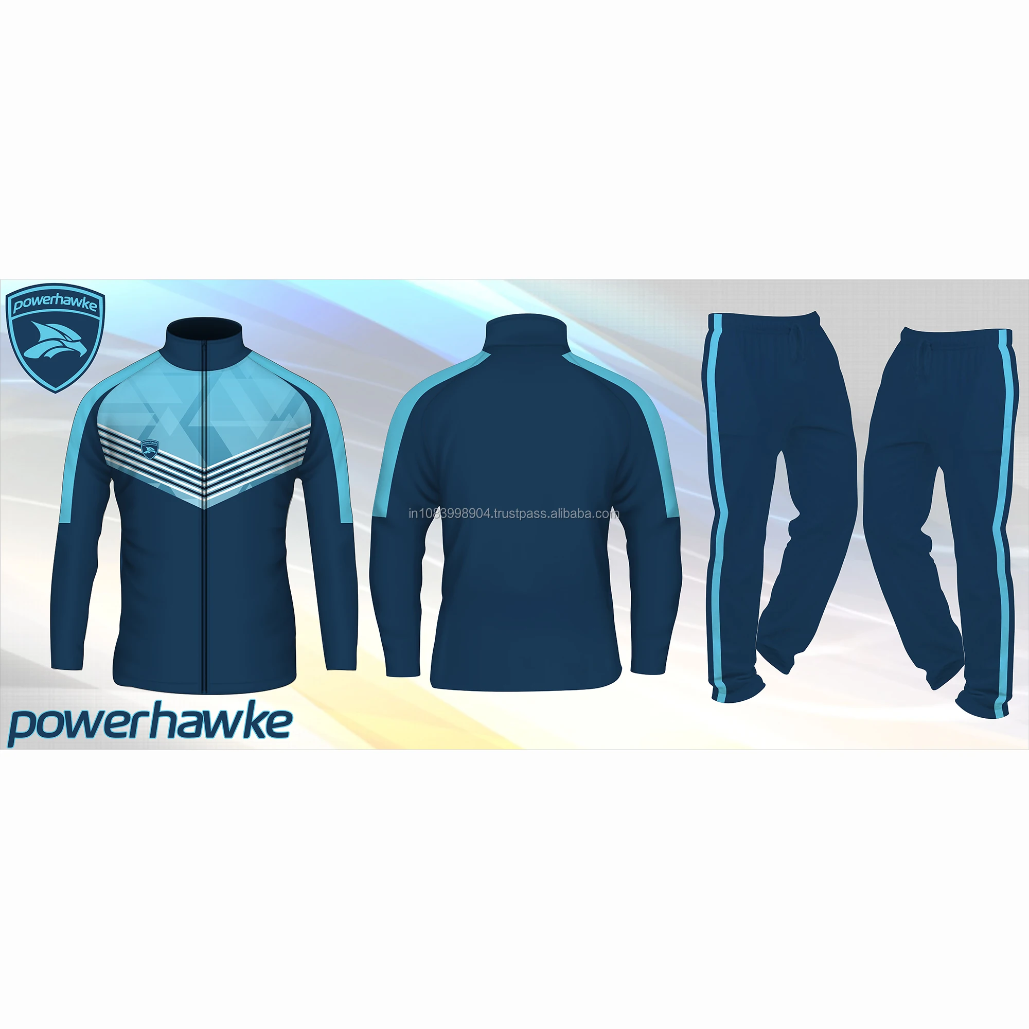 Wholesale custom logo men sweat suit sets jogging suits custom soccer cricket tracksuits for men