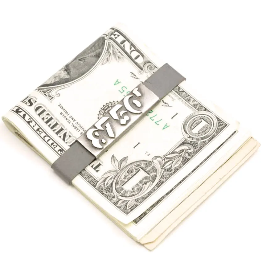 Мягкие силиконовые резинки из ПВХ с логотипом на заказ для денег