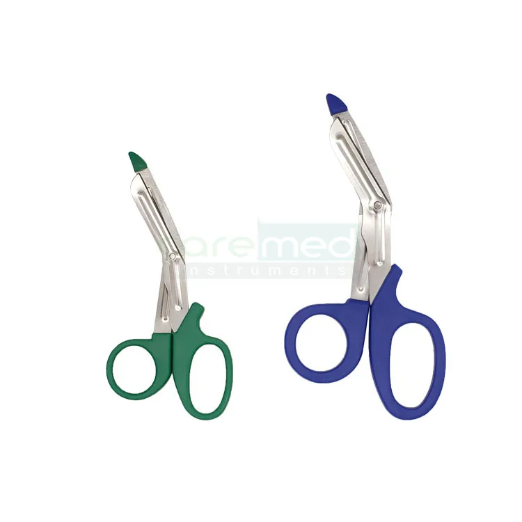 Medical Shears Customized Logo Lister Bandage Scissors With Safe Blade Clip Cover Surgical Scissors | Caremed Instruments