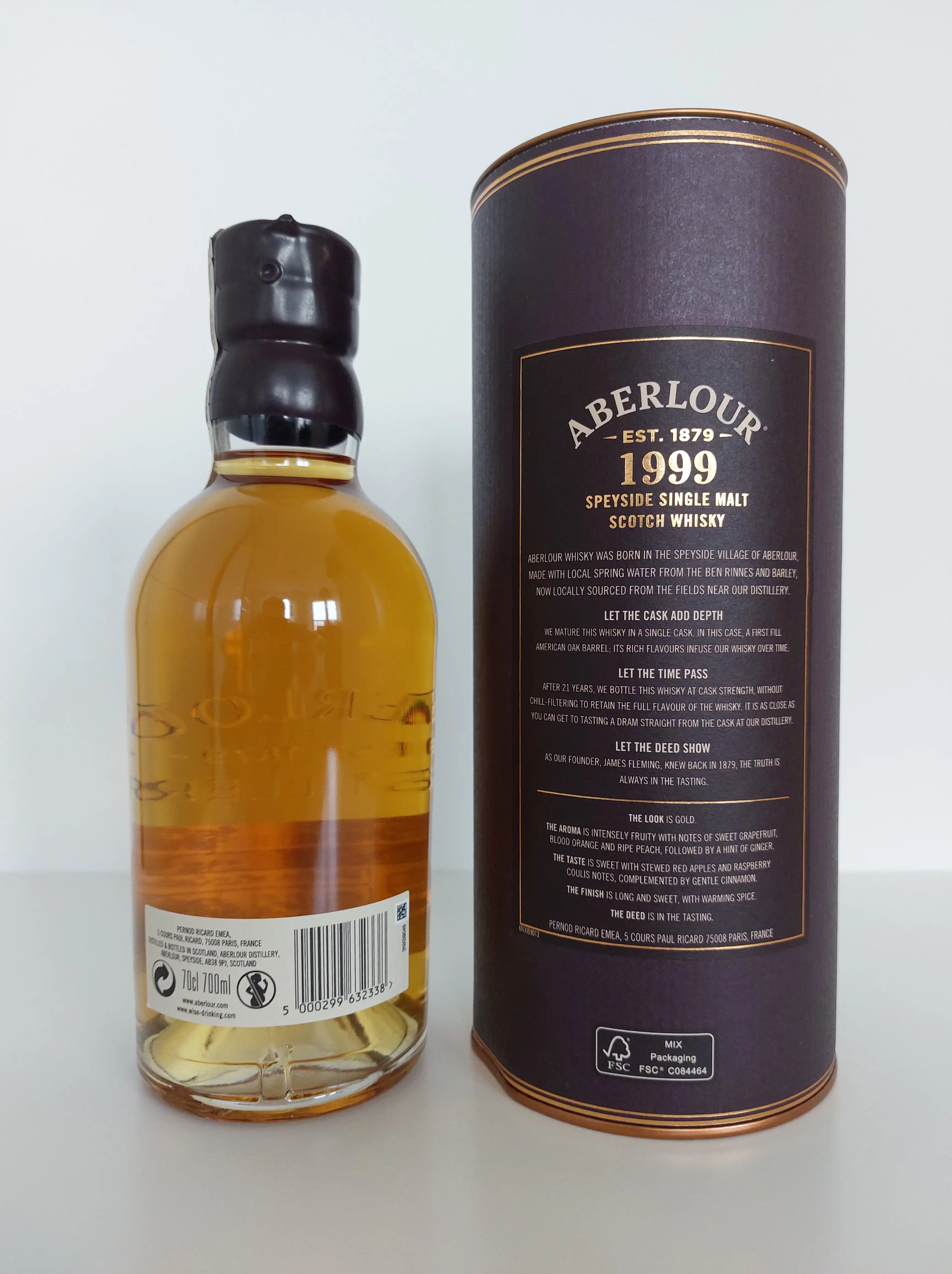 Whisky Aberlour 1999 Single Cask Selection 21 years - 1st Fill American Oak Barrel - 51.2 % Vol. - 700ml