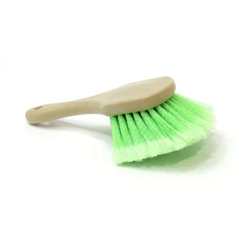 AUTO TIGER Green PP hair Car Tire Wheel  Washing Cleaning Detailing Brush For Auto Care