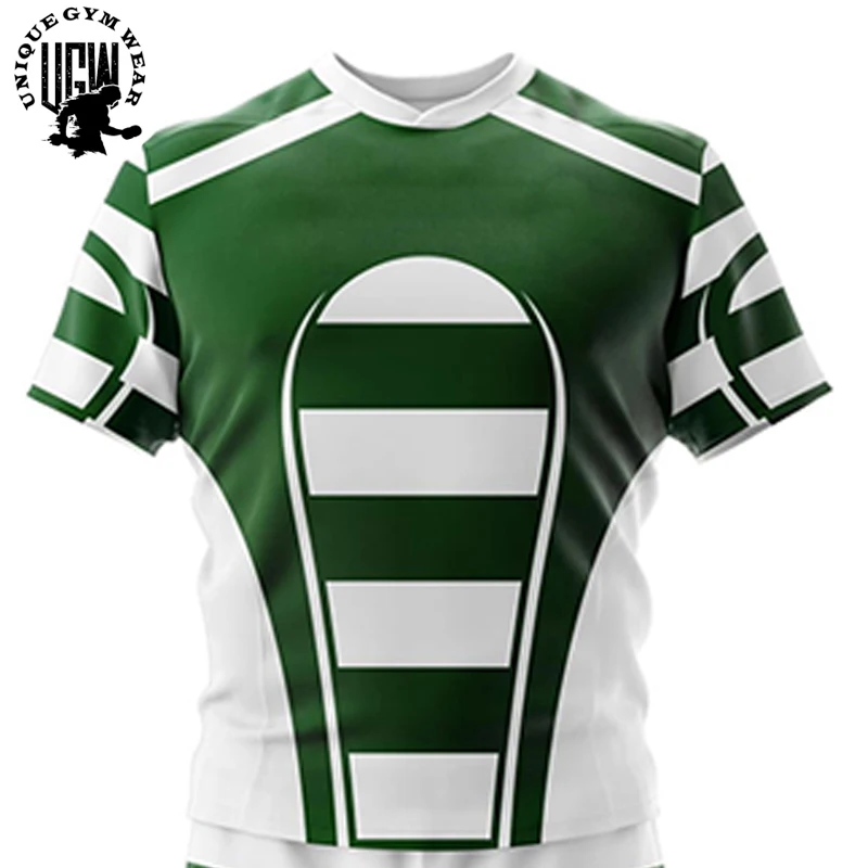 Top Quality Custom Made Men Sublimated Rugby Uniforms set Good Design Rugby Uniform