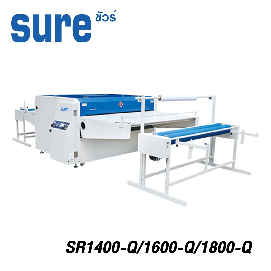 SR1400-Q/1600-Q/1800-Q точно Автоматическая непрерывная Пневматические ткань плавящая машина конвейерная лента с солнечном нагревателе для одежды использования