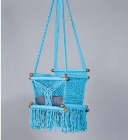 Детские качели из макраме