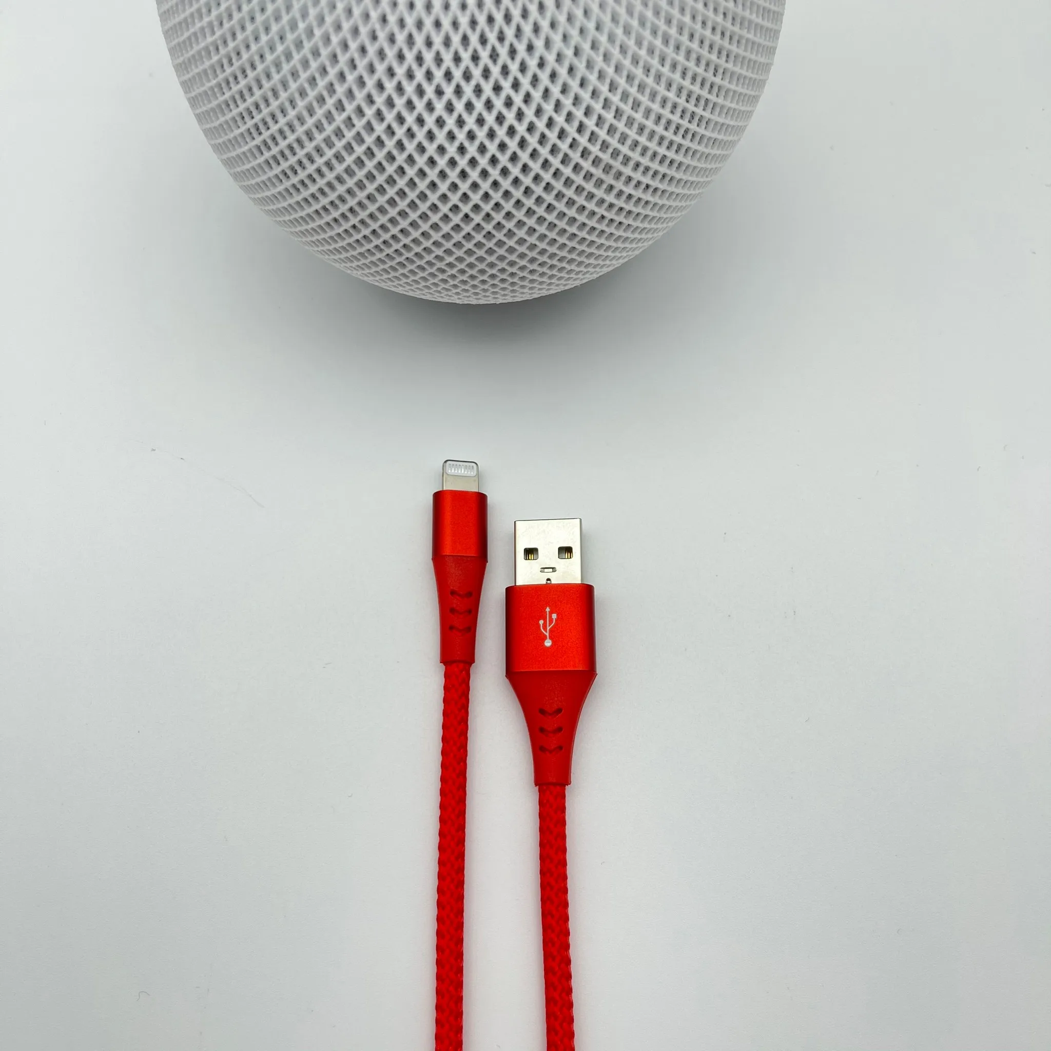 MFi certified lightning cable for iPhone 7, 8, 9, X, 11, 12, Extra Durable Braiding USB A Port