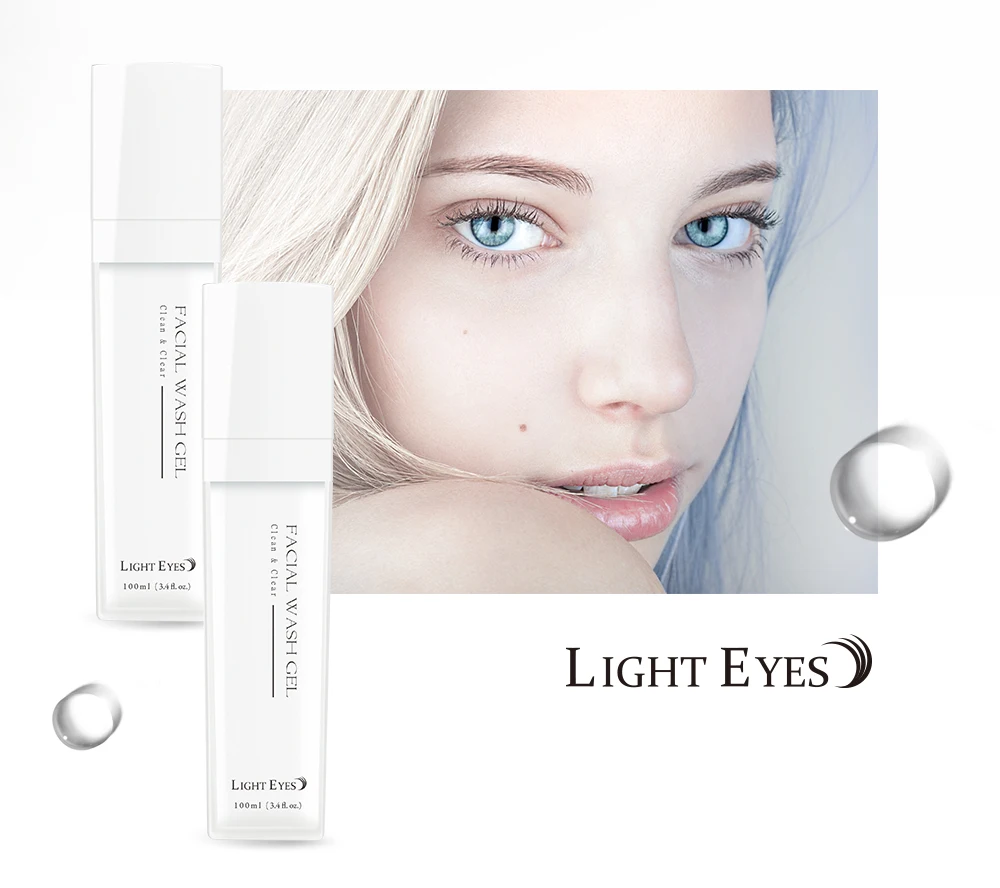 Gel facial cleanser Gel type oil free eyelash extension applicable 100 ml