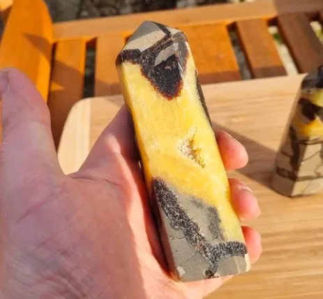 Septarian   crystal  Tower Points |  wholesale  Polished Healing Crystal Point Energy Quartz Tower Obelisk  Wand for decor