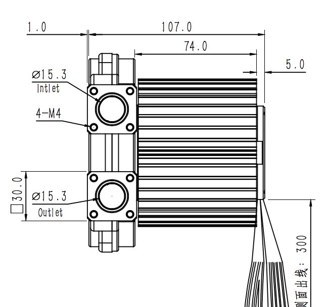 110mm small sized 32kPa 15CFM air flow fuel cell used 48v dc brushless electric high pressure vortex regenerative blower