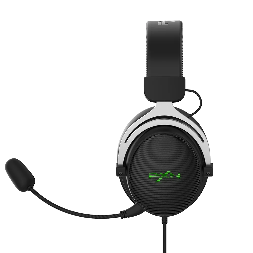 PXN U302 wholesale pc gaming headset 7.1 surround sound with in-line control, over-ear gaming headset for ps5, mobile, switch