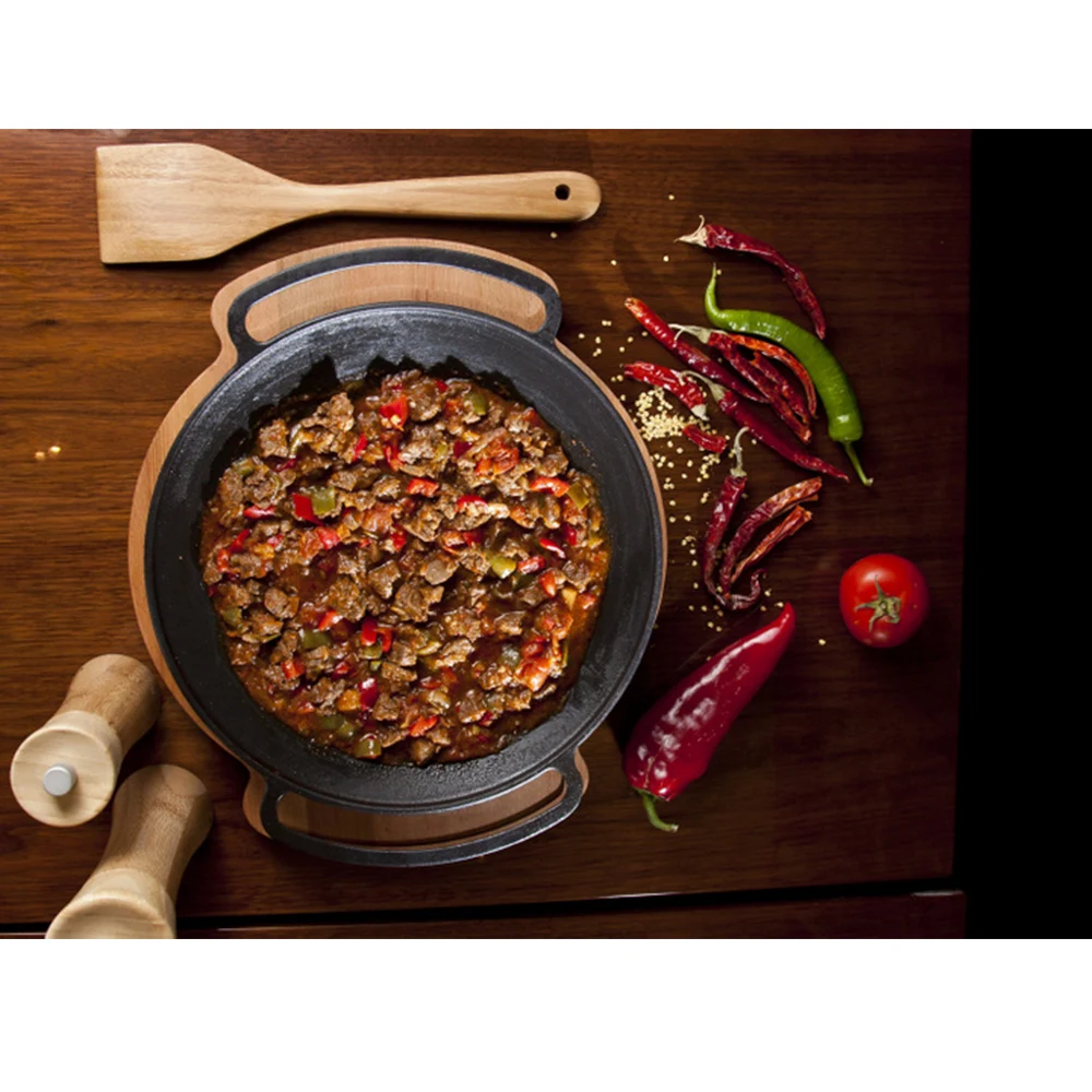 Чугунная антипригарная сковорода с эмалью, Сделано в Турции