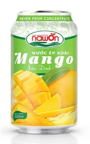 
330ml NAWON Canned High quality Original Mango Juice Powder Boosts the Immune System Supplier 
